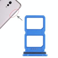 Per Vivo Xplay6 2 x vassoio per schede SIM (blu)