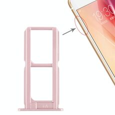 Per Vivo X7 2 x vassoio per schede SIM (oro rosa)