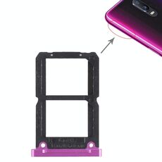 Per OPPO R17 2 x vassoio per schede SIM (viola)