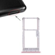 Vassoio scheda SIM + vassoio scheda SIM / vassoio scheda micro SD per Xiaomi Redmi Note 6 Pro (oro rosa)