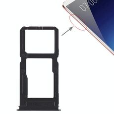 Per Vivo X20 Plus Vassoio scheda SIM + Vassoio scheda SIM / Vassoio scheda micro SD (Nero)