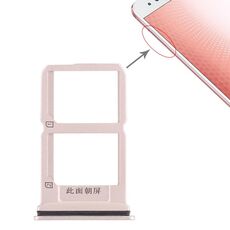 Per Vivo X9s Plus 2 x vassoio per scheda SIM (oro)
