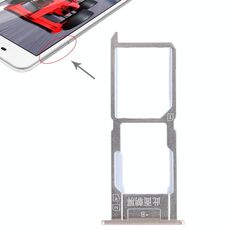 Per Vivo Y37 Vassoio per schede SIM + Vassoio per schede SIM/Vassoio per schede Micro SD (oro)