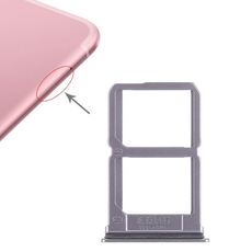 Per Vivo X9s 2 x vassoio per schede SIM (grigio)