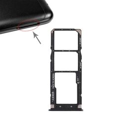 2 x vassoio per scheda SIM + vassoio per scheda micro SD per Xiaomi Redmi 6 Pro (nero)