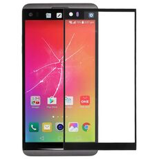 Lente in vetro esterno per schermo frontale per LG V20 VS995 VS996 LS997 H910 (nero)