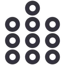 Copriobiettivo per fotocamera posteriore da 10 PC per Xiaomi Redmi Note 4 / Redmi Note 4X / Redmi 4 / Redmi Pro