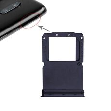 Per OnePlus 6T 2 x Vassoio scheda SIM (Jet Black)