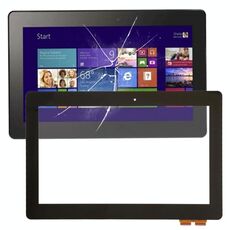 Pannello a sfioramento per ASUS Transformer Book / T100 / T100TA JA-DA5490NB (versione con cavo flessibile giallo) (nero)