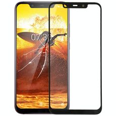 Lente in vetro esterno per schermo anteriore per Nokia X7 / 8.1 / 7.1 Plus TA-1131 (nero)