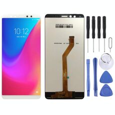 Schermo LCD OEM per Lenovo K5 Pro con digitalizzatore assemblaggio completo (bianco)
