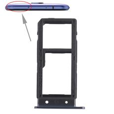 Vassoio scheda SIM + vassoio scheda micro SD per HTC U Play (nero)