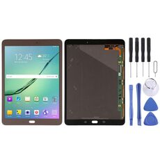 Schermo LCD originale Super AMOLED per Galaxy Tab S2 9.7 / T815 / T810 / T813 con assemblaggio completo di digitalizzatore (oro)