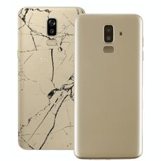 Cover posteriore per Galaxy J8 (2018), J810F/DS, J810Y/DS, J810G/DS con tasti laterali e obiettivo della fotocamera (oro)