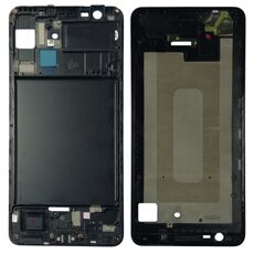 Per Galaxy A7 (2018) / A750 Alloggiamento frontale Cornice per cornice LCD (Nero)