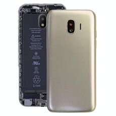 Per Galaxy J2 Pro (2018), J2 (2018), J250F/DS Cover posteriore + cornice cornice centrale (oro)