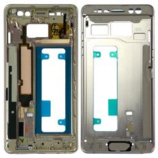 Per Galaxy Note FE, N935, N935F/DS, N935S, N935K, N935L Cornice con cornice centrale (blu)