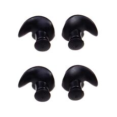 2 Coppia morbidi auricolari in silicone ambientale tappi ermetici, Tappi per le orecchie a prova di polvere Immersioni in acque Sport Nuoto Accessori (nero)