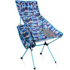 Sedia da campeggio pieghevole mimetica portatile da esterno Sedia da spiaggia da pesca leggera Sedia da spiaggia in lega di alluminio per aviazione Schienale reclinabile