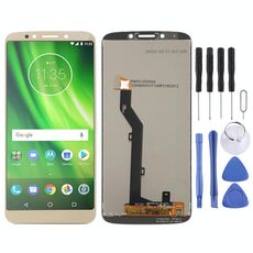 Schermo LCD TFT per Motorola Moto G6 Play con assemblaggio completo di digitalizzatore (oro)