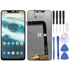 Schermo LCD TFT per Motorola One Power (P30 Note) con assemblaggio completo di digitalizzatore (nero)