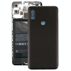 Coperchio posteriore della batteria con tasti laterali per Xiaomi Redmi Note 6 Pro (nero)