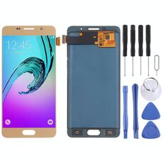 Schermo LCD TFT per Galaxy A5 (2016) / A510 con digitalizzatore Full Assembly (oro)