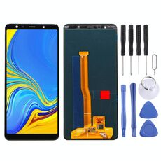 Schermo LCD originale Super AMOLED per Galaxy A7 (2018), A750F / DS con digitalizzatore assemblaggio completo (nero)