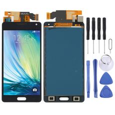 Schermo LCD e digitalizzatore assemblaggio completo (materiale TFT) per Galaxy A5, A500F, A500FU, A500M, A500Y, A500YZ (nero)