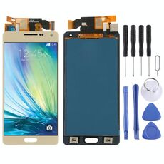 Schermo LCD TFT per Galaxy A5, A500F, A500FU, A500M, A500Y, A500YZ con digitalizzatore assemblaggio completo (oro)