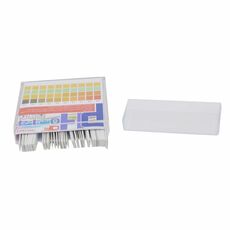 100 strisce / scatola Strisce reattive pH Scala 0-14 Carta per tornasole di alta qualità Ideale per testare il livello del pH dell'acqua