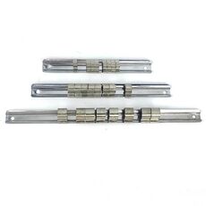 Supporto per ripiano in acciaio al carbonio 8 prese Rack Divisorio per ripiani Supporto per vassoio Supporto per scaffale Strumento Organizer Presa per chiave a bussola Stoccaggio (150mm)