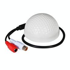 Microfono CCTV Dispositivo di prelievo audio a forma di golf Dispositivo di ascolto del suono di monitoraggio audio DC12V ad alta sensibilità