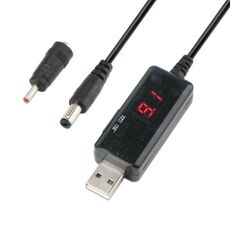 Cavo boost USB 5V Step Up a 9V Convertitore di tensione regolabile 12V Trasformatore step-up Volt 1A Regolatore di alimentazione CC con interruttore EU