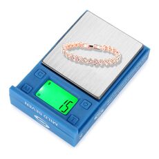 Bilancia elettronica portatile per gioielli in oro con diamanti MH-331 ad alta precisione (0,01 g ~ 100 g), batterie escluse