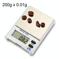 M-18 200G x 0.01G Accuratezza Digital Electronic Bilancia di bilanciamento del dispositivo di equilibrio con schermo LCD da 1,5 pollici