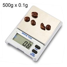 M-18 500G x 0.1G Elevata accuratezza Digital Electronic Jewelry Bilancia Bilancia dispositivo con schermo LCD da 1,5 pollici