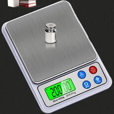 MH-555 600G x 0.01g Accuratezza Digital Electronic Electronic Bilancia Bilancia Bilancia Bilancia con schermo LCD da 2,2 pollici