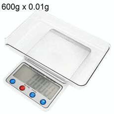 MH-885 600G x 0.01G Accuratezza del dispositivo di bilanciamento della bilancia da cucina elettronico digitale ad alta precisione con schermo LCD da 4,5 pollici