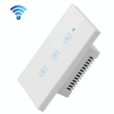 WS-US-03 EWeLink APP e Touch Control 2A 3 Gangs Interruttore a parete intelligente con pannello in vetro temperato, CA 90 V-250 V, spina USA