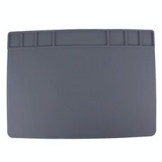 Piattaforma di manutenzione Tappetini isolanti in silicone resistenti al calore per riparazioni ad alta temperatura, dimensioni: 49,5 cm x 34,7 cm (grigio)