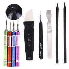 Kit di strumenti aperti per la riparazione di cacciaviti professionali appropriati con borsa in pelle a rullo per iPhone 7 e 7 Plus