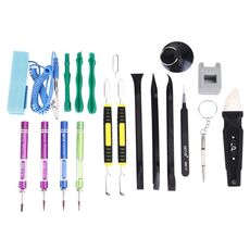 Kit di strumenti aperti per riparazione di cacciaviti professionali appropriati con borsa in pelle per iPhone 7 e 7 Plus