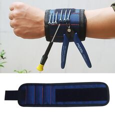 Strumento per tasche magnetiche per cinturini da polso in tessuto Oxford 1680D (blu)