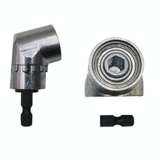 Trapano avvitatore ad angolo retto da 105 gradi Prolunga per trapano elettrico 7mm Adattatore per cacciavite magnetico esagonale (tipo corto)
