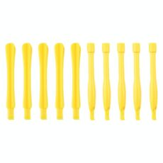 10 PCS strumento di riparazione per telefoni cellulari Spudgers (5 pezzi rotondi + 5 pezzi quadrati) (giallo)