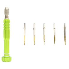 JF-6688 Set di cacciaviti multiuso in metallo 5 in 1 per la riparazione del telefono (verde)