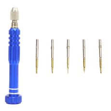 JF-6688 Set di cacciaviti multiuso in metallo 5 in 1 per la riparazione del telefono (blu)