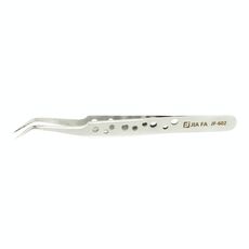 JIAFA JF-602 Pinzette a punta curva ad alta resistenza (argento)