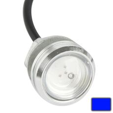 Luce LED blu chiaro impermeabile Eagle Eye 3W per veicoli, lunghezza cavo: 60 cm (argento)